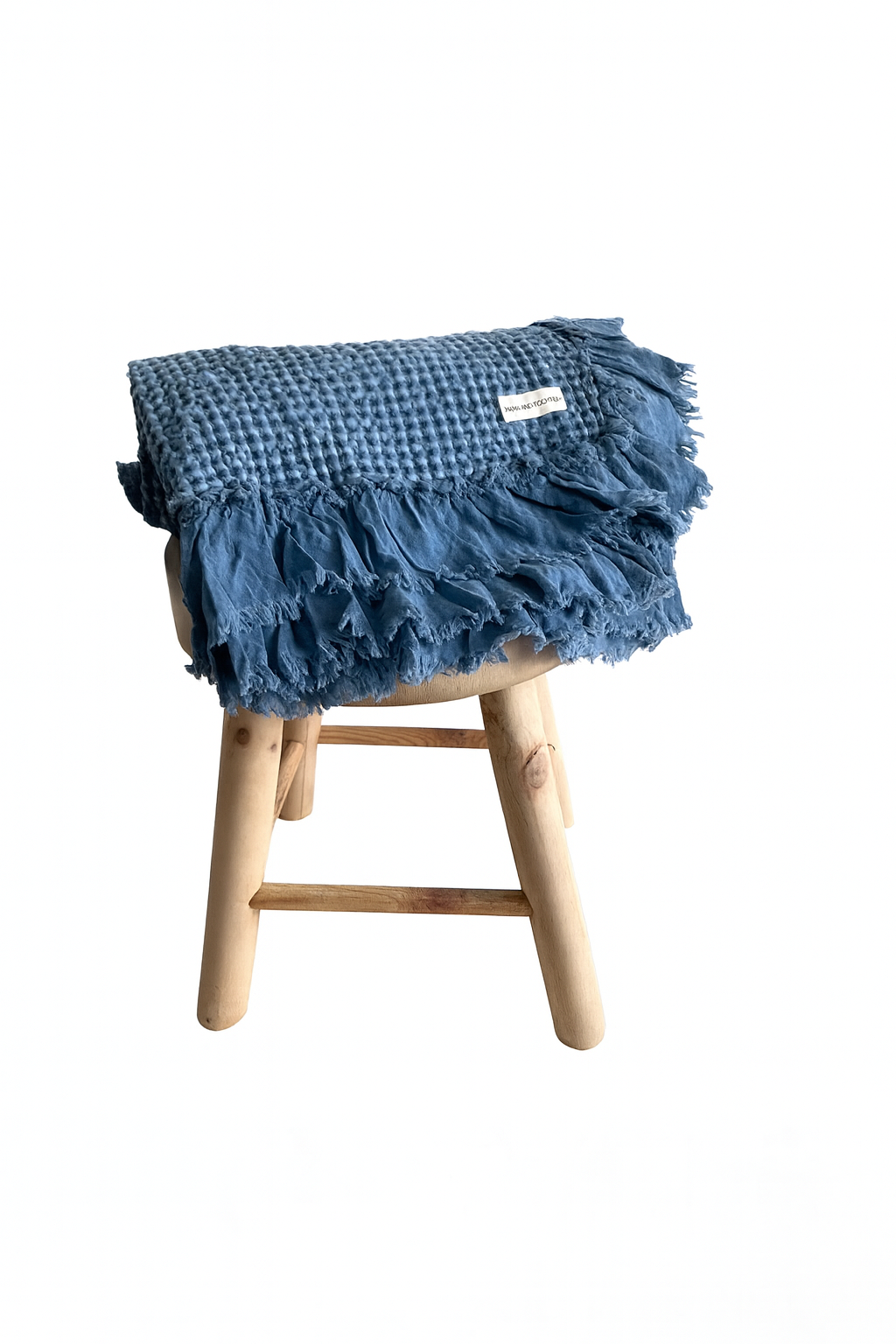 Organic Cotton Waffle Throw Blanket