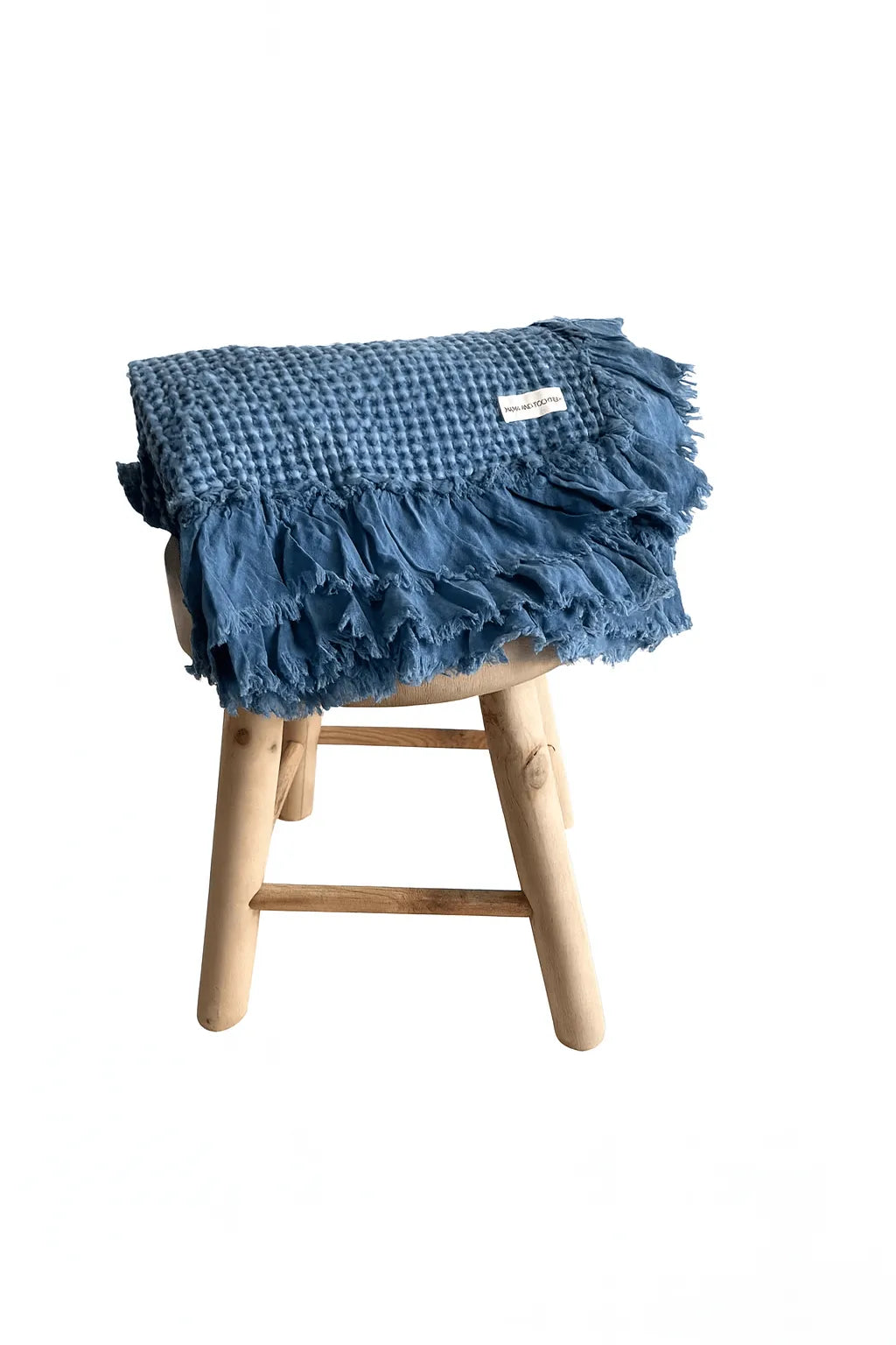 Organic Cotton Waffle Throw Blanket
